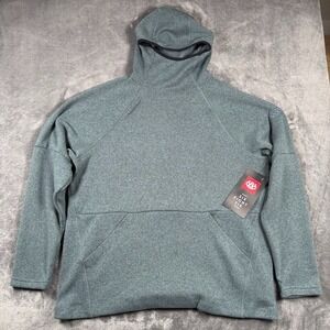 686 Everywhere Pullover Mens 2XL Blue Knit Tech Fleece Hoodie Sweatshirt NEW